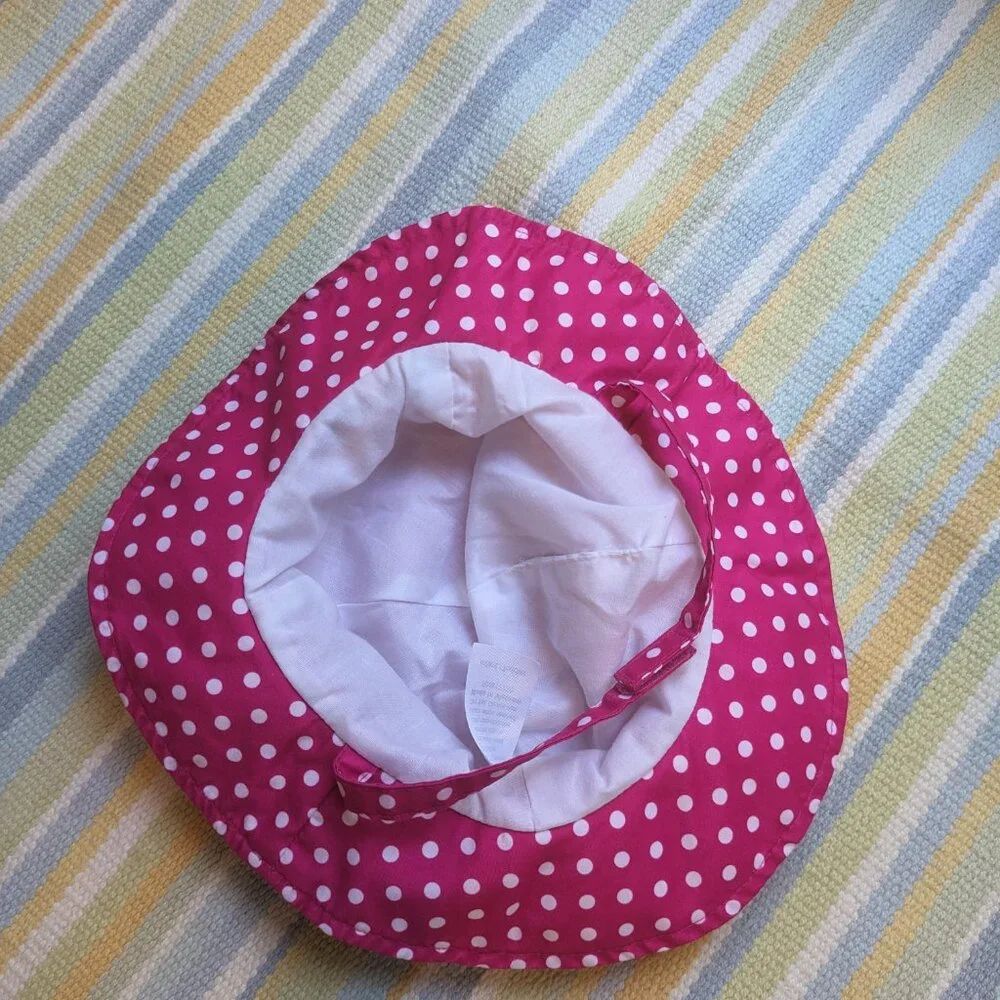 🛍️ BUNDLE ONLY | Target pink & white polka dot hat